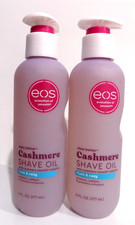 NEW LOT OF 2 eos Cashmere Shave Oil fresh  cozy 6 oz. each 