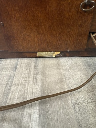 Seth Thomas Medbury Mantel Clock Westminster Chime w/Key Medbury E720-001 - Picture 8 of 11