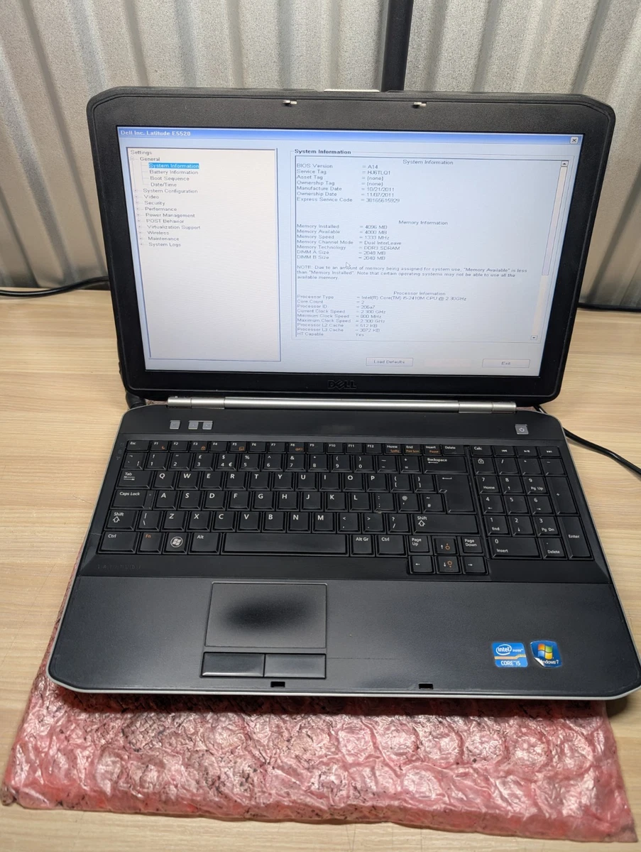 Windowsノート本体 DELL Latitude E5520 Corei5 8GB 250GB DELL Latitude E5520 Corei5 8GB 250GB 【公式通販】