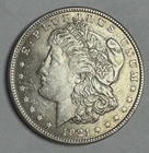 1921 Morgan Silver Dollar, Philadelphia Mint, 90% Silver, ~AU, FREE SHIPPING!