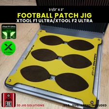 xTool F1 Ultra & F2 Ultra Football Leather Hat Patch Jig | Laser Engraving Templ