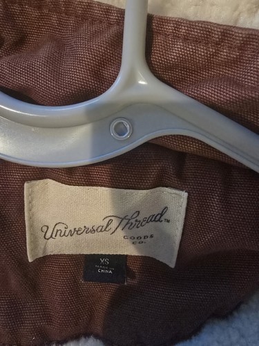 Cappotto donna taglia XS filo universale sherpa foderato invernale fienile marrone ruggine cinch... - Foto 5 di 14