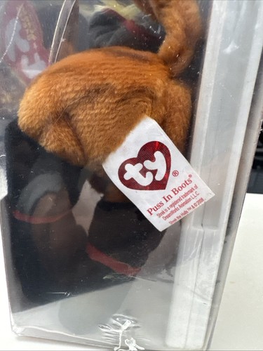 Shrek die Hallen 2008 DVD Dreamworks Weihnachten & Ty Beanie Babys Stiefelkater - Bild 5 von 6