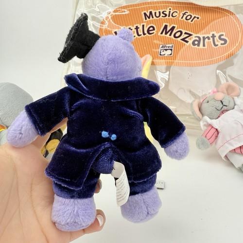 Set of 6 Alfred Music for Little Mozarts Mini 5" Plush Plushies Lot Beethoven - Picture 13 of 24