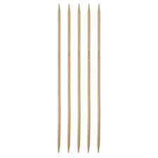 5Pcs Bamboo Knitting Needles Double Pointed Size US 6(4mm) 7.9 Inch(20cm)