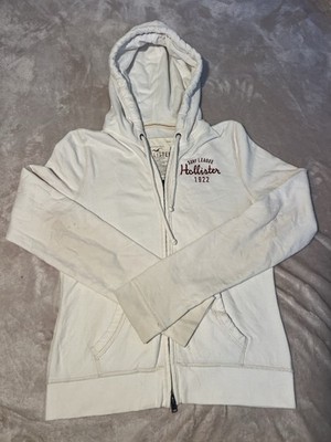 Y2K Hollister “Surf League 1922” Zip Up White Jacket | eBay