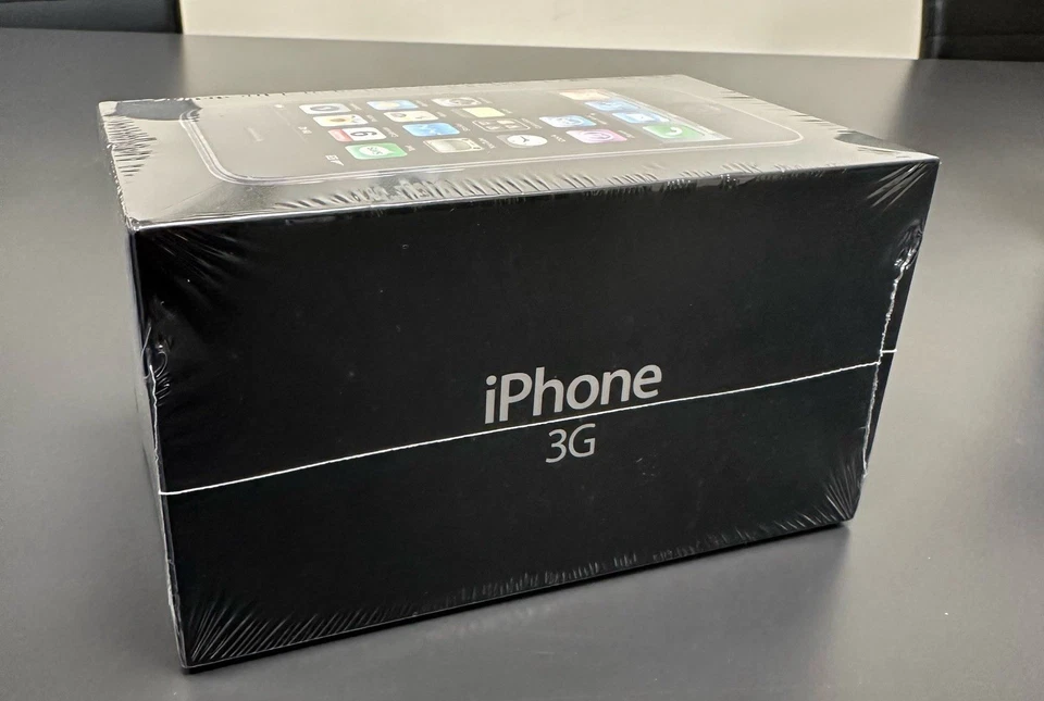 Apple iPhone 3g 8Gb Black Nuovo Imballato SIM Free Vintage Da Collezione - Immagine 3 di 4