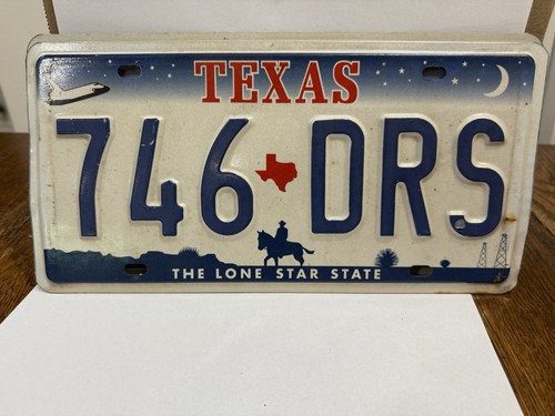 Juego de matrículas de Texas - 746 DRS, Lone Star State, años 2000 - Imagen 3 de 9