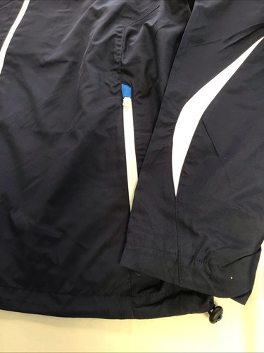 NEU wasserabweisende leichte Windbreaker Jacke mit Kapuze dunkelblau von North End - Bild 4 von 12
