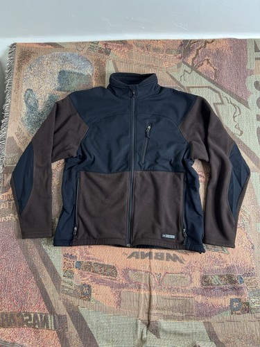REI Herren Braun Full Zip Nylon Jacke Softshell Mock Neck Outdoor Wandern Gr. XL - Bild 5 von 6
