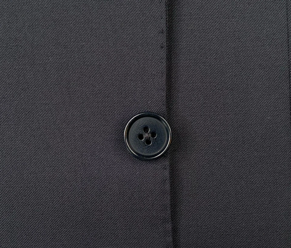 Blazer de lana azul marino liso para hombre 42 S Canali "etiqueta azul" hecho en Italia Foto 4 de 4