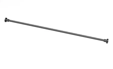 Gatco 829 Glam 60" Straight Shower Curtain Rod - Black