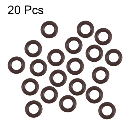 20x Fluorkautschuk O-Ring 9 mm Außendurchmesser 5 mm Innendurchmesser 2 mm Breite, metrisch FKM-Dichtung Dichtung - Bild 2 von 3