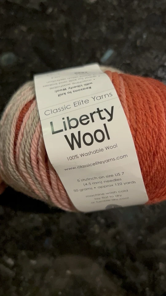 Hilo de lana Elite Liberty clásico 1 madeja 100 % lana color 7820 Foto 2 de 4