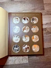 Vintage Silver Art Rounds 1974 Medallic Yearbook Franklin Mint