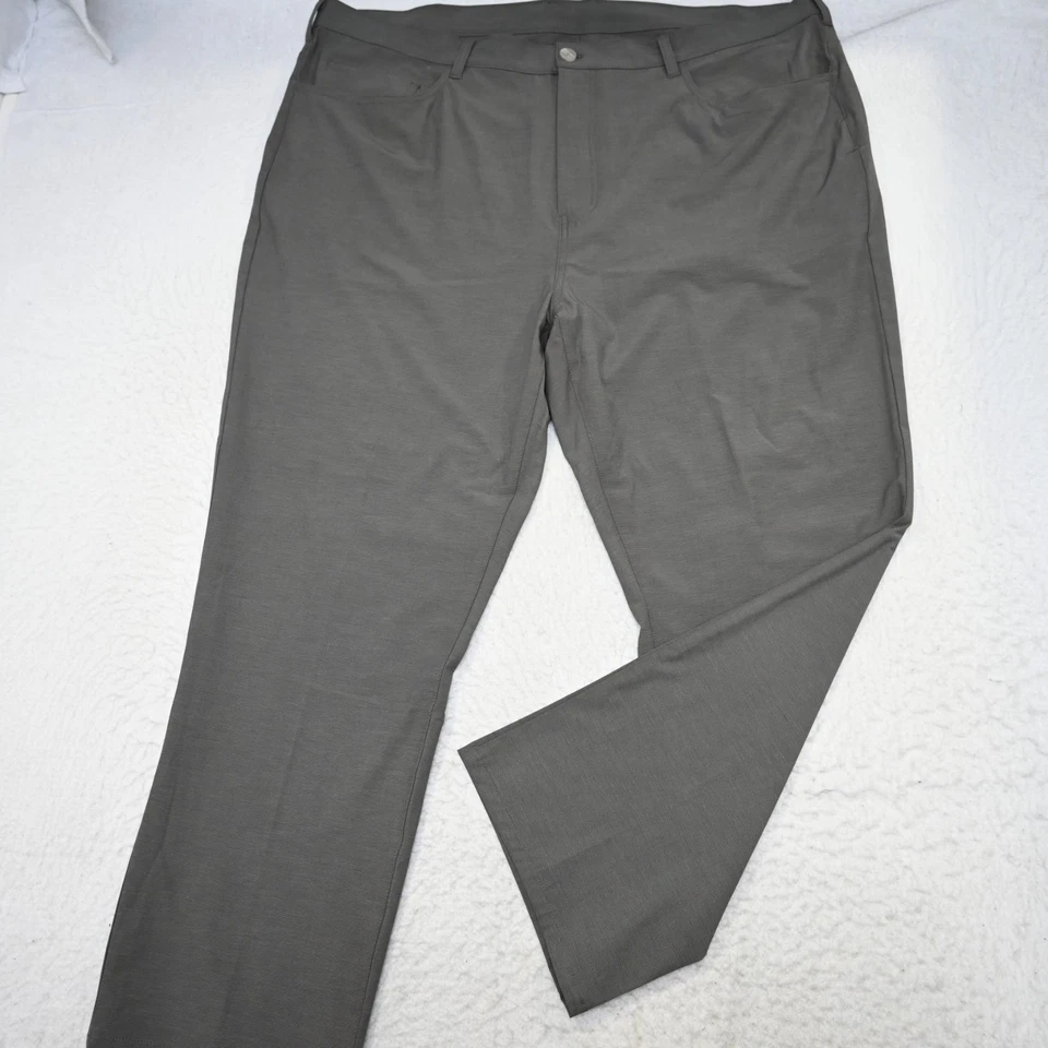 Callaway 高尔夫裤灰色性能弹力平前男式 46 x 30 码 — 第 2/4 张图片