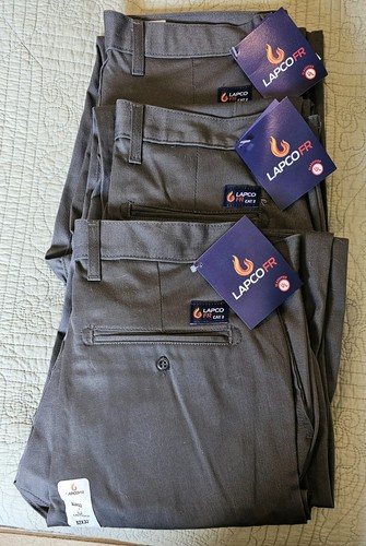 NEU LapcoFR Uniformhose P-GRY7 schwer entflammbare Hose 32X32 FR 