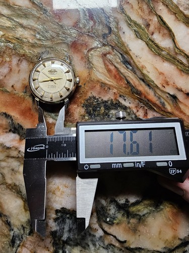 OROLOGIO DA POLSO VINTAGE UOMO ENICAR ULTRASUONI AUTOMATICO 17 JEWEL ricambi riparazione - Foto 9 di 9