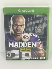EA Sports Madden NFL 25 Microsoft Xbox One 2013 Adrian Peterson 1999 - 2014 CIB