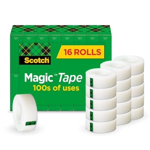 Invisible Scotch Magic Tape for repairing cards and gift wrap (16 rolls) - Picture 1 of 5