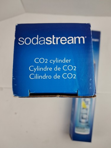 Lot of 2 NEW Blue Sodastream CO2 Cylinder Replacement Canisters 60L 14.5 oz - Picture 9 of 9