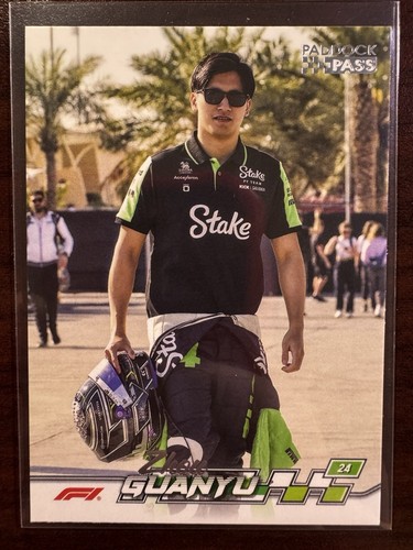 2024 Topps F1 Paddock Pass #14 Zhou Guanyu - Imagen 1 de 2