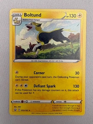 BOLTUND 053/163 RARE BATTLE STYLES POKEMON NM