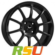 4x Barracuda Summa matt black 8x17" ET35 LK5 112 ML 73.1 Alufelgen 17 Zoll