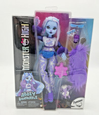 NIB Monster High Abbey Bominable Doll & Pet Mammoth Tundra  Accessories 2022