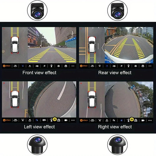 4 Way 360° Bird View Panoramic View System Car DVR Recording Parking Camera Kit - Picture 5 of 20