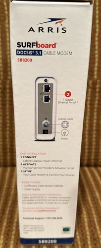 ARRIS SURFboard SB8200 DOCSIS 3.1 Cable Modem - Afbeelding 4 van 6