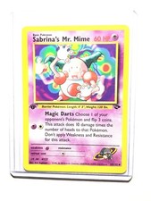 SABRINA’S MR. MIME - 1st Edition Gym Challenge - 59/132 - Uncommon - Pokemon NM