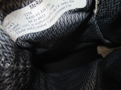 McRae Footwear (NSN 8430-01-516-1703) Stivali militari da volo USA da uomo taglia 12 W - Foto 10 di 10