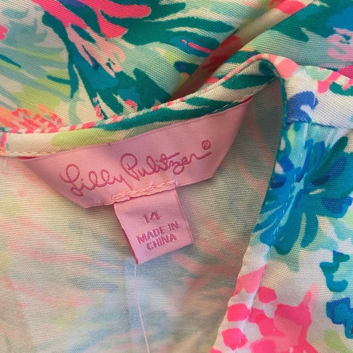 Neu mit Etikett Lilly Pulitzer Kelby Stretch-Etuikleid Größe 14 ruhig blau Gypsea SELTEN - Bild 2 von 7