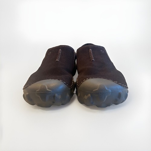 Clarks Mokolite Easy Herren Größe 10 Slipper. Dunkelbraunes Wildleder. - Bild 2 von 9