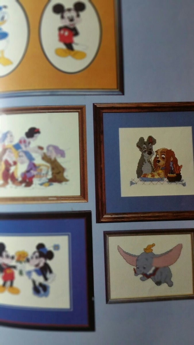 Vintage Paragon #5070 Counted Cross Stitch Book Walt Disney