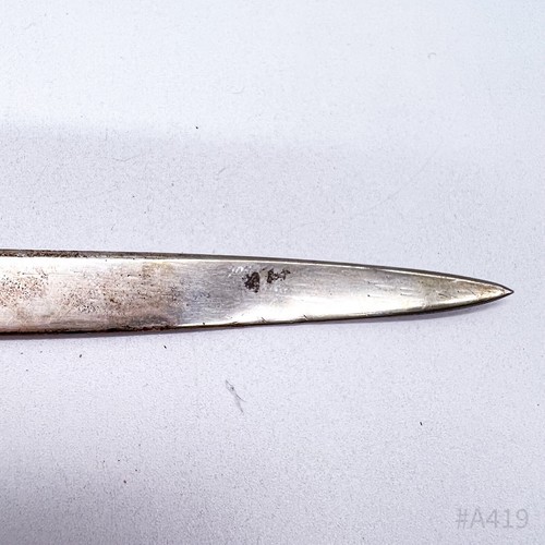 Coltello Da Lettera Ottomano In Argento 800 Con Marchio Intorno Al 1900 - Picture 5 of 16