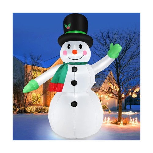 7 FT Christmas Inflatables Snowman Outdoor Yard Decorations, Christmas Blow U... - Picture 1 of 6