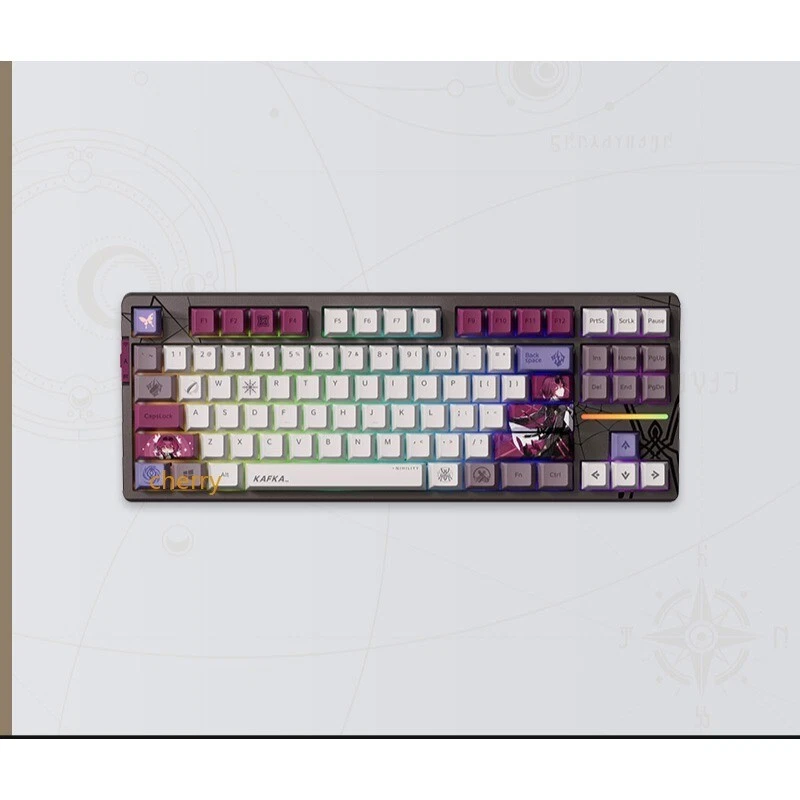 MiHoYo Kafka Backlit Mechanical Keyboard Bluetooth 87 108 Key Game Peripheral - Image 3 of 4