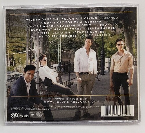 IL Divo - Wicked Game CD, Pre-owned, Very Good condition, 2011 Syco Music - Picture 3 of 3