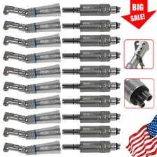 1-10 NSK Style Dental Slow Low Speed Handpiece Contra Angle Motor 1:1 Ratio P4YP