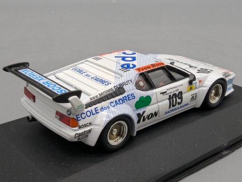 Modellini auto 1:43 Quartzo BMW M1 24H Le Mans 1984 #109 con scatola originale - Foto 6 di 15