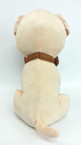 Peluche de peluche marrón bronceado Pug perro grande 15" fiesta - Imagen 3 de 5