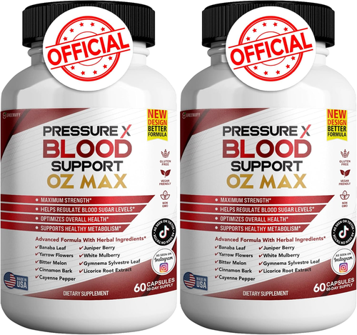 Pressure X Blood Support OZ Max Blood Support Supplement - Advanced Formula Pres - Picture 12 of 13