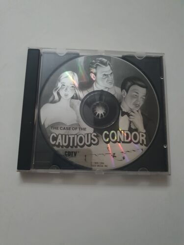 Commodore CDTV - The Case Of The Cautious Condor. **MISSING FRONT COVER** - Picture 1 of 3