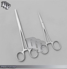 New 2pc Set 6"  10" Straight Hemostat Forceps Locking Clamps Stainless Steel
