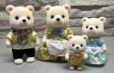 Sylvanian Families White Polaris Polar Bear Family Baby Calico Critters Flair