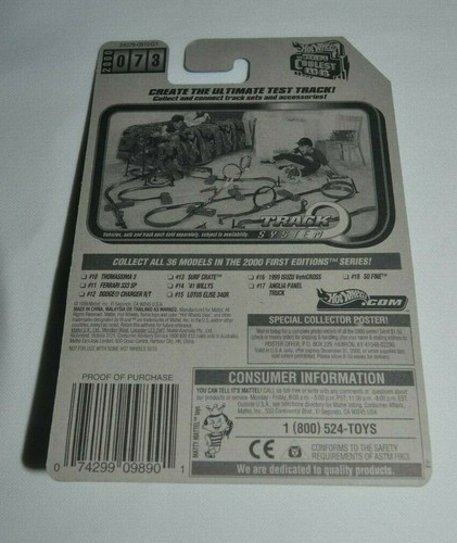 HOT WHEELS 2000 FIRST EDITIONS 13/36 - SURF CRATE - Picture 5 of 5