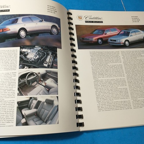 1994 Cadillac Press Kit Media Media Reviews DeVille Magazines Newspapers Reviews - Picture 4 of 7