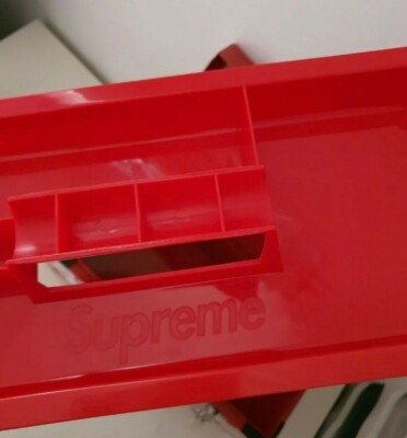 ケース/ボックス Supreme - Supreme Diamond Plate Tool Box 18AW 18FW Supreme Diamond Plate Tool Box Red Box Logo FW18 Brand New